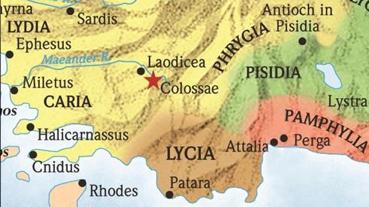 City of Colosse The city of Colosse was located in the Roman province of Asia (part of modern day Turkey).