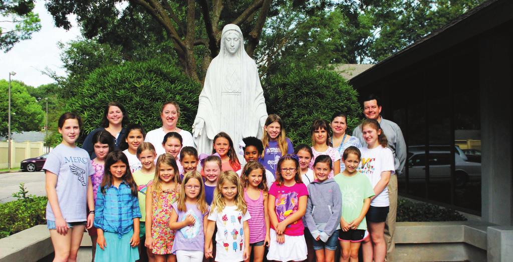 MERCY S MARY S CLUB Serving others through the eyes of our Blessed Mother is the aspiration of Our Lady of Mercy School s Mary s Club members.