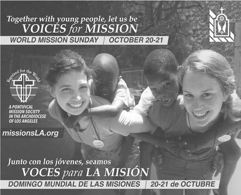 HEALING MASS Monday, October 22, 2018 Next weekend our parish will celebrate World Mission Sunday: Propagation of the Faith This year we are invited to act in solidarity with the missionaries.