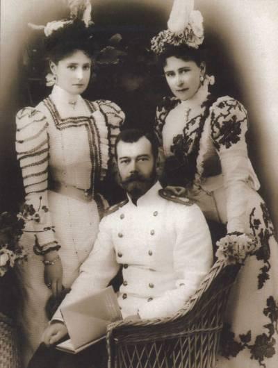 Tsar-Martyr Nicholas with the Royal Martyr Tsarina Alexandra and her sister the Grand Duchess Elizabeth Their witness is not political.