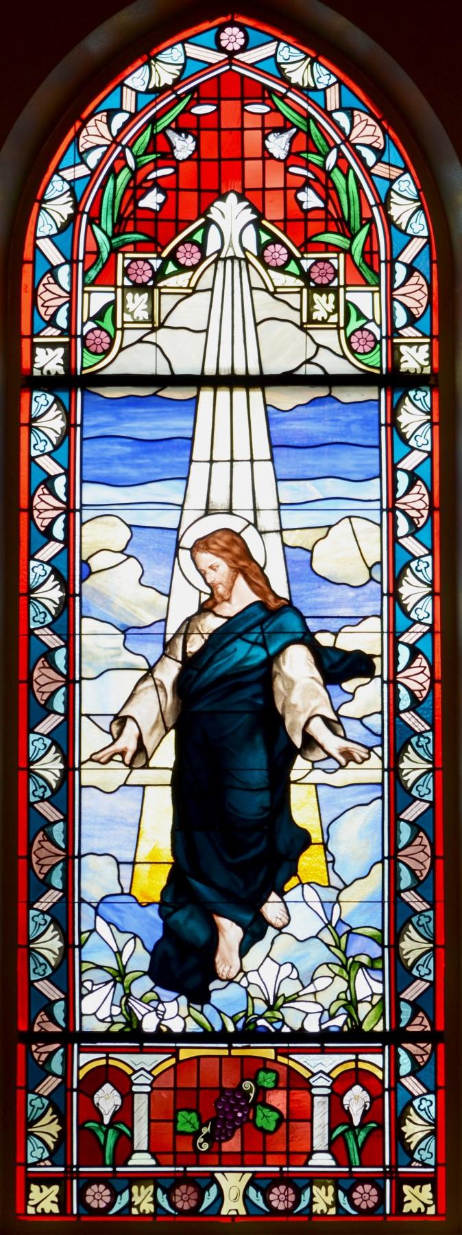 *From the previous church. The Ascension of Christ, Acts 1:9.