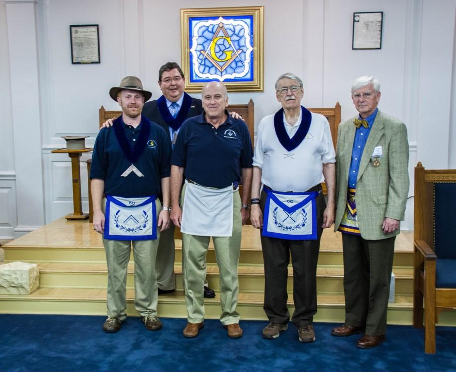 Kent Schussel was presented in the East by RW Robert E. Simpson and Bro. T.C.