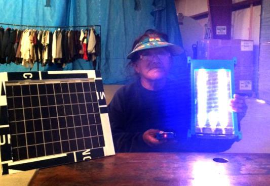 Families of the Navajo Nation were most recently blessed to receive some of these lights. Pictured below is a Navajo grandmother showing her light. Hey all you Amazon shoppers!