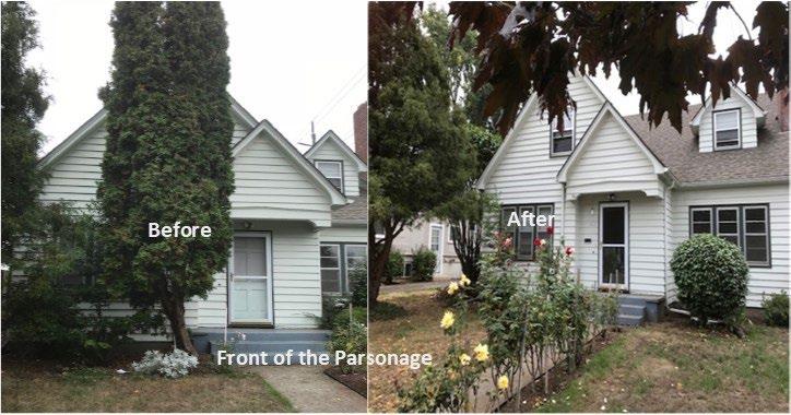 Weedman Design Partners, who did the kitchen remodel design, have been on site and design work for all three floors of the parsonage started on October 4.