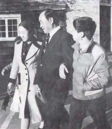 The Starting Point of Good and Evil Sun Myung Moon June 24, 1973 Excerpt Tarrytown, NY Photo of (left to right) Ye Jin Moon, Sun Myung Moon and Hyo jin moon at Belvedere - date unknown It is