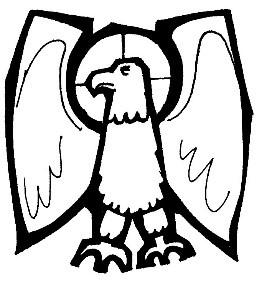 The winged lion is a symbol for (check one) Matthew Mark Luke John 2.