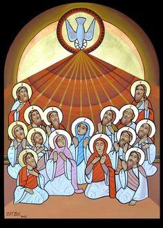 The Great Feast of Pentecost The Celebration June 19th - An Invitation from the Children of Atrium Level III - Today, Pentecost Sunday, we invite you to "ask that you might receive".