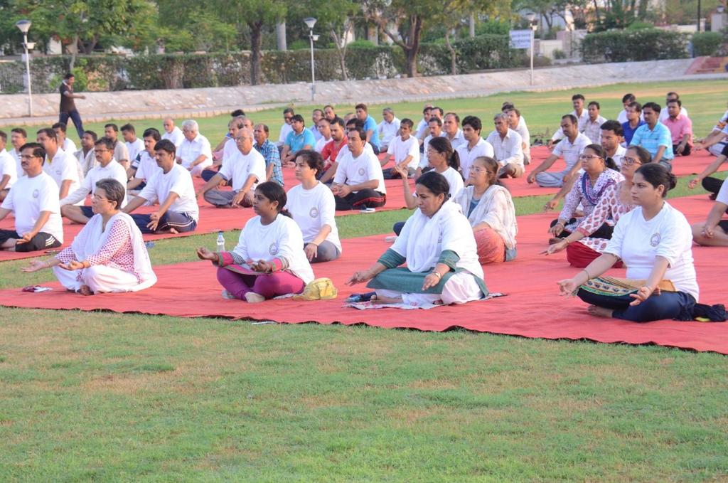 1. Yoga Session and Inspirational speech As part of the celebrations of the International Yoga Day, a Yoga and Pranayam session was organized at Malaviya National Institute of Technology Jaipur on
