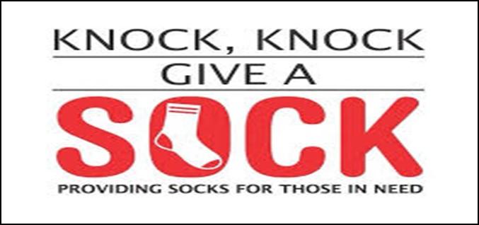 Please donate NEW UNUSED SOCKS.
