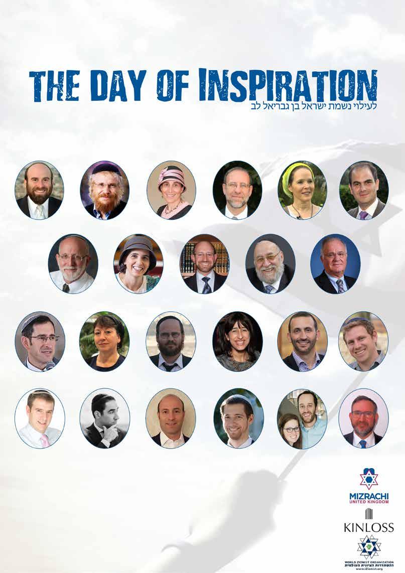 After last year s success, Mizrachi UK & Kinloss invite you to join top scholars from Israel, for the most inspiring and uplifting event of 2018.