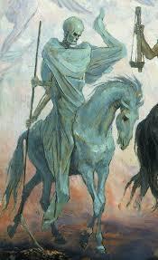 THE SEVEN SEALS 4 th Seal Pale green horse, the rider was named