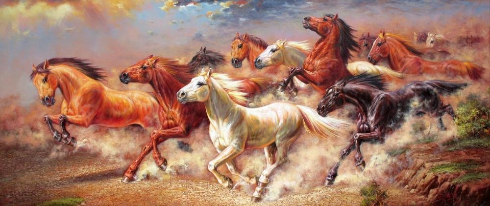 Zechariah s 8 Night Visions (1) 1:7-17 A man riding a red horse among the myrtle trees; behind him red, brown and white horses God s angels