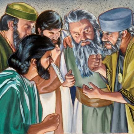 Matt.15:1-10 Then came to Jesus scribes and Pharisees, which were of Jerusalem, saying, Why do thy disciples transgress the tradition of the elders? for they wash not their hands when they eat bread.