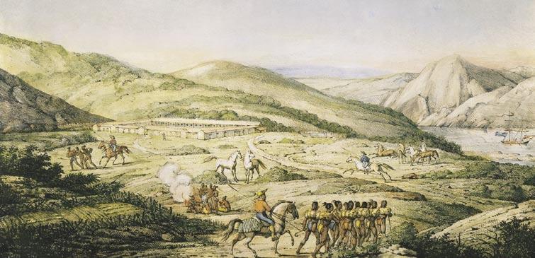 Soldiers at the presidio captured natives who tried to escape. MLand for the Asking Much of the land along the California coast was used by missions for their herds and crops.
