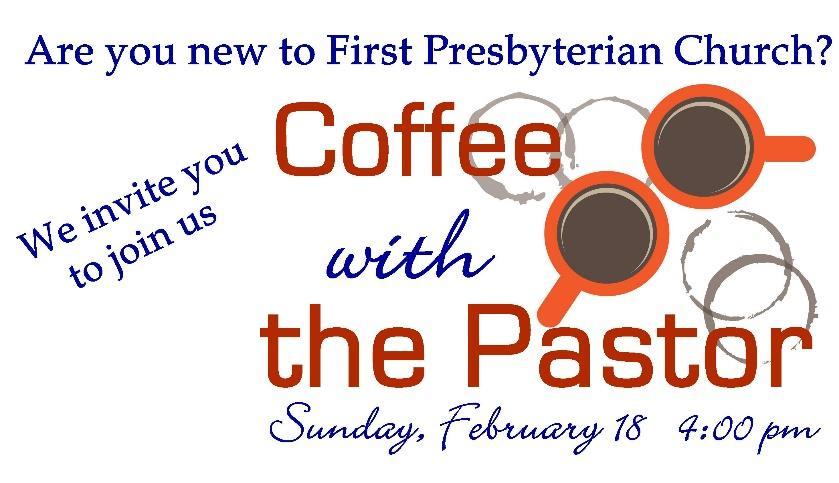 Washburn Pastor of First Presbyterian Church Wednesday, March 14: Rev.