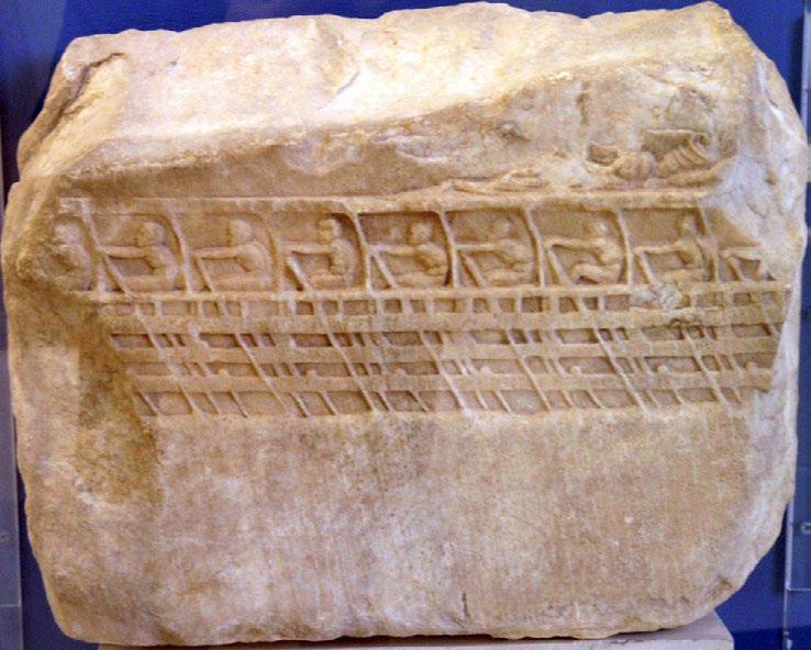 Question 5 Source A: (a) (b) Where was this relief found in Athens, and what does this suggest about Athenian attitudes towards their navy?