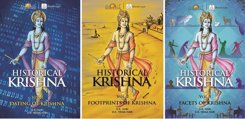 In the Historical Krishna series, Archaeology is covered in all the three books, while Archaeo