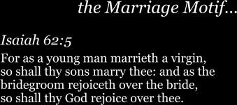 Slide 5 The motif is prevalent throughout the scriptures God used it often to describe his desired relationship to his people Even styling that final great reunion as a