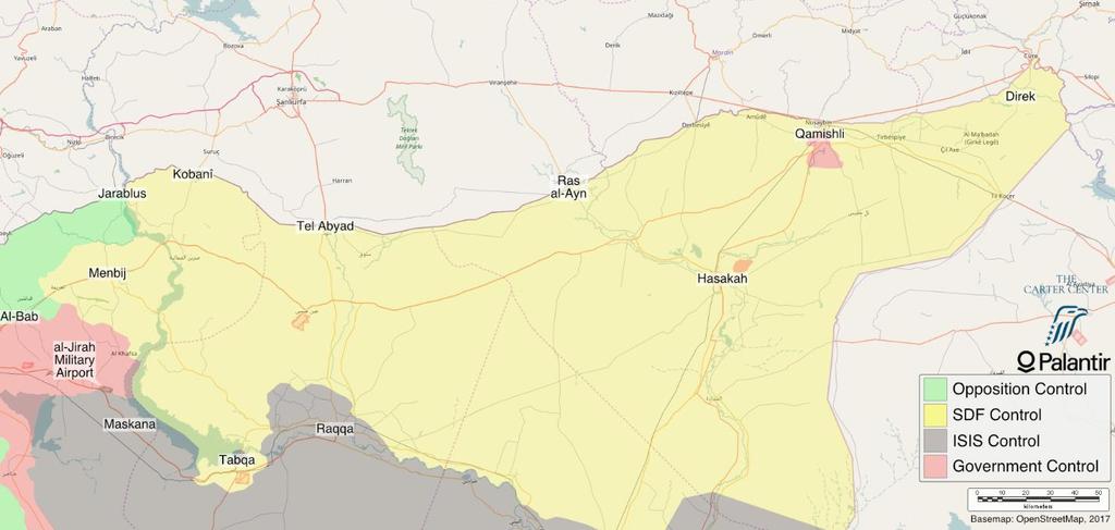 Northern Syria escalation On April 25, the Turkish air force struck the predominantly-kurdish Syrian Democratic Forces (SDF) in Derik, Hasakah.