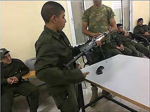 18 weapons' training and operation (Facebook