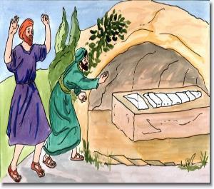 THE RESURRECTION John 20:4-7 So they ran both together: and the other disciple did outrun Peter, and came first to the sepulchre.