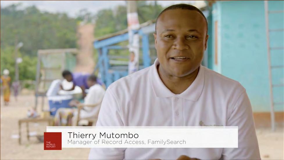 In the World Report from the April 2018 General Conference, you may have seen Thierry Mutombo, among others, speaking about a new and urgent initiative to gather family histories in Africa in places