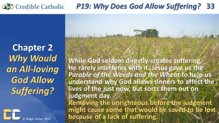 CHAPTER 2: Why Would an All-loving God Allow