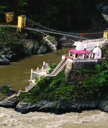 Vishnu Prayag is the first junction where the waters of the Dhauli Ganga joins, then the rivers Nandakini and Pindar Ganga come together at Nanda Prayag and Karna Prayag, the last junction.