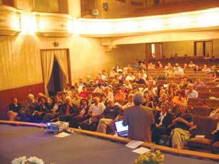 R O M A N I A The Sathya Sai Centre of Bucharest, Romania organised public programmes from 6th to 8th October 2006 which began with a public meeting at the 130-year-old world renowned State Jewish