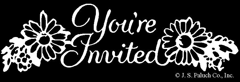 Those celebrating over 50 year anniversaries do not receive a formal invitation, but will be able to register to attend at a later date.