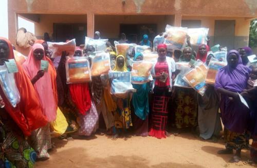 We thank Samaritan s Purse for the beautiful gifts for the children of the disabled people in Maradi. They felt very privileged and thankful to receive them.