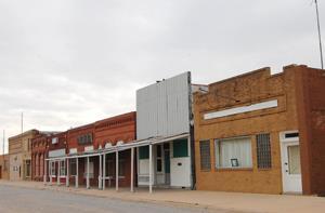 The downtown main street (Figure 5) still has some activity and has been maintained in fair