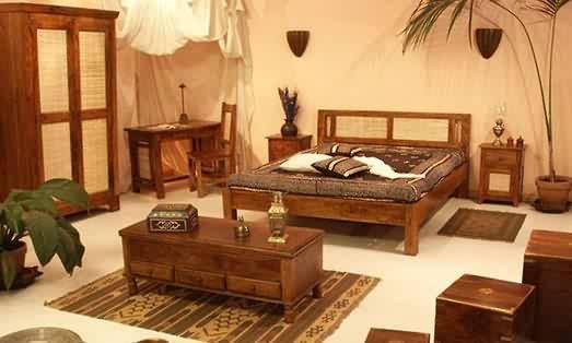 Wooden Furniture Carved wooden furniture of different styles and design are made in different parts of the state with motif and fine design.