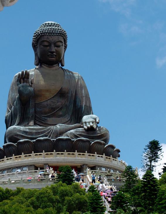 Photos by Mr. Fahler (l: northern Taiwan, r: Hong Kong) Buddha vs.