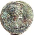 Castro, 1672 Silver Legionary Denarius of Marc Antony, 32-31 B.C. Bronze coin of Antony and Cleopatra, 32-31 B.