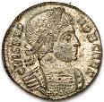 308-324 E Gaining recognition in battles against the Persians, he was adopted by Diocletian, and received the title of Augustus, instead of Maximinus Daia, or Constantine the Great.