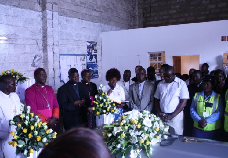 BULLETIN BISHOP PAUL DUFFY S JOURNEY BACK TO MONGU By Deacon Sakubita Like, OMI and Leaders from the Catholic Church, various women and men religious groups, senior government officials, different