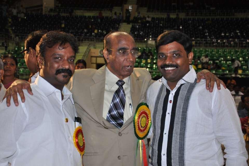 Prof CMKR with Vasavi Clubs Governors,