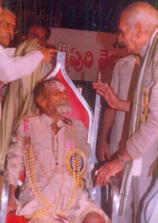 Former Governor Dr Bezwada Gopal Reddy honoring