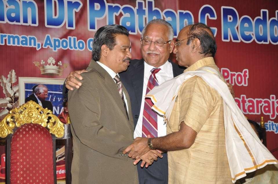 Prof CMKR with Apollo Chairman, Dr PCR and