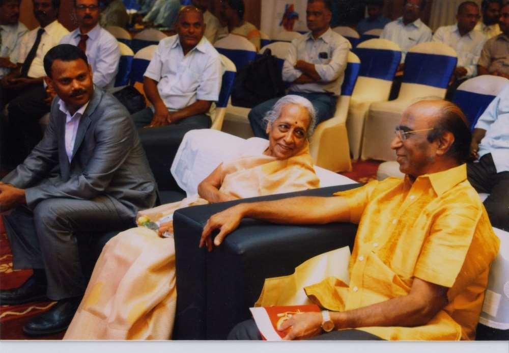 Prof CMKR with Padma Bhushan, Prof V