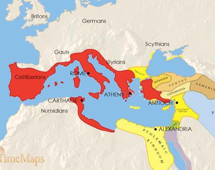 Early Years Of The Roman Empire 753 B.C. - The traditional date for the founding of what would become the Roman Empire.