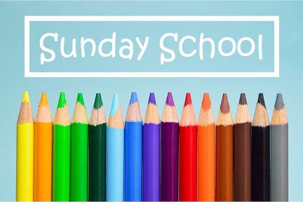 Hello everyone! Our Sunday School year is in full swing and we are ready for your children to join in!