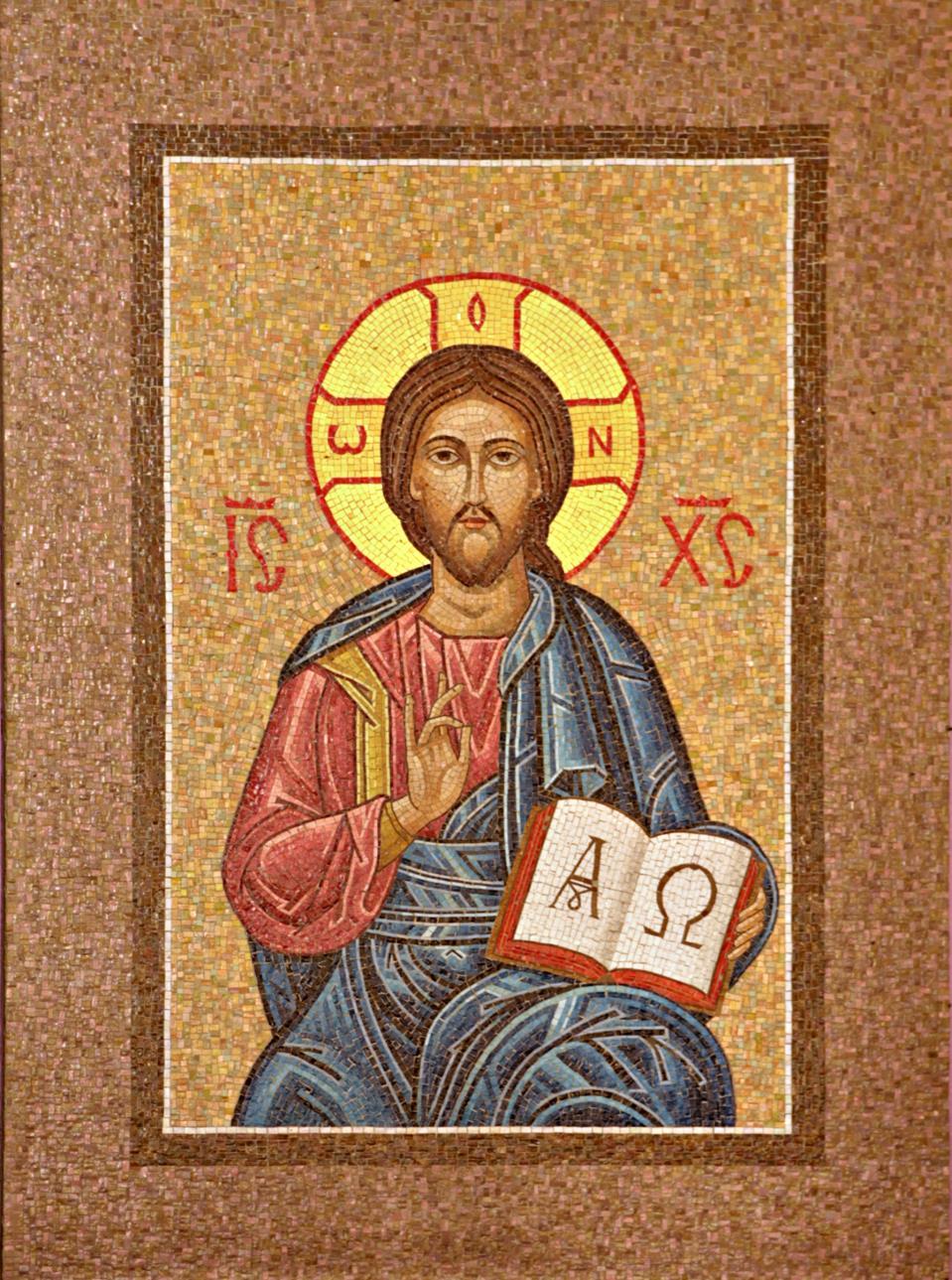 CHRIST THE LOVER OF MANKIND The word Pantocrator is of Greek origin meaning "ruler of all". Christ Pantocrator is an icon of Christ represented full or halflength and full-faced.