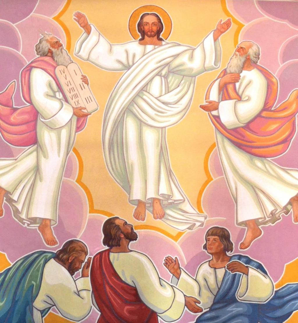 TRANSFIGURATION Jesus took with Him Peter and James and John His brother, and led them to a high mountain apart.