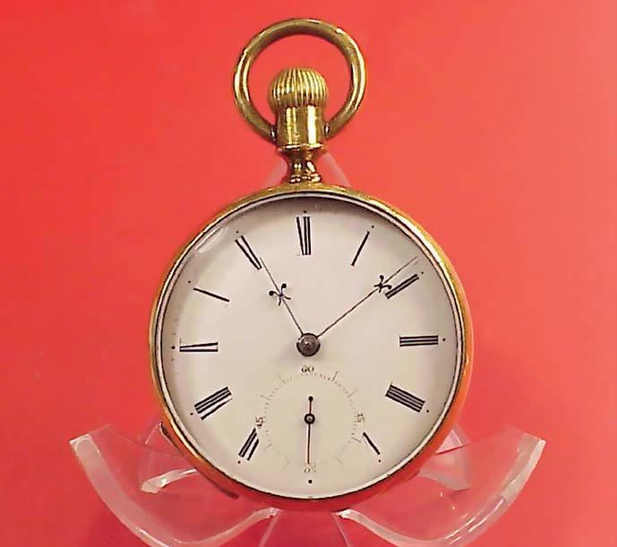 An American Pocket Watch Spring Detent Escapement Chronometer Signed C. Nagel, St. Louis, Mo. by Edwin L.