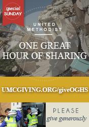 One Great Hour of Sharing provides funding for the United Methodist Committee On Relief.