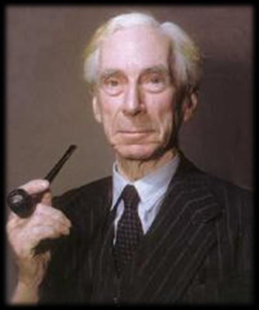 Bertrand Russell Bertrand Russell Speaks His Mind I say people who feel they must have a faith or religion in order to face life are showing a kind of cowardice, which in