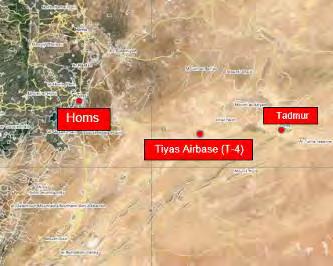 8 The Syrian Army, which retreated from the southern neighborhoods of the city of Palmyra, has been deployed at the Tiyas airbase (T-4) east of Homs since late May 2015.