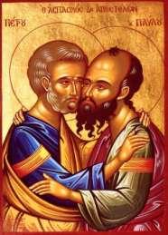 THE HOLY APOSTLES PETER AND PAUL On Tuesday (December 27), the Armenian Church remembers the Holy Apostles Peter and Paul, perhaps the two individuals who had the greatest role in the growth and